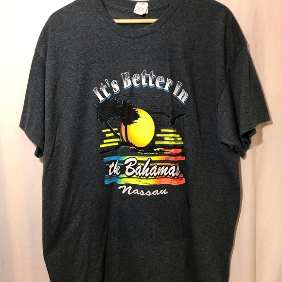 Men’s Gildan T-Shirt It’s Better in the Bahamas XL